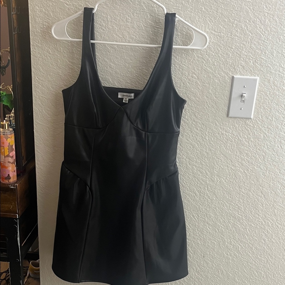 Eyeshadow Elegant Black Mini Dress